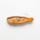 Buckellachs gebraten ohne Fett (Pfanne)