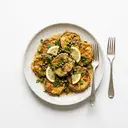 Auberginen-Piccata, zubereitet