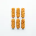 Fischstäbchen (paniert und vorfritiert), im Ofen gebacken (ohne Zugabe von Fett)