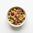 Knuspermüeslimischung mit Früchten, gezuckert