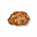 Schwein, Hals, Steak, gebraten (ohne Zusatz von Fett und Salz)