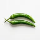Grüne Chili-Schoten