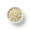 Geflügelsalat (Huhn) mit Mayonnaise, gestreckt mit süßer Sahne