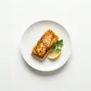 Heilbutt mehliert, gebraten