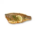 Meeräsche tiefgefroren, gebraten ohne Fett (Pfanne)