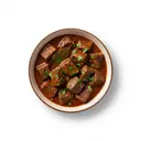Rind Gulasch (Bug) geschmort ohne Fett