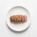 Schaf Filetsteak, tiefgefroren, gebraten ohne Fett (Ofen)