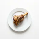 Schaf Hinterhaxe, mittelfett, gebraten ohne Fett (Ofen)