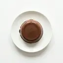 Schokoladenpudding, Flammeri, zubereitet aus Pulver und Sojadrink