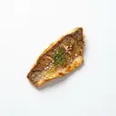 Zander tiefgefroren, gebraten ohne Fett (Pfanne)