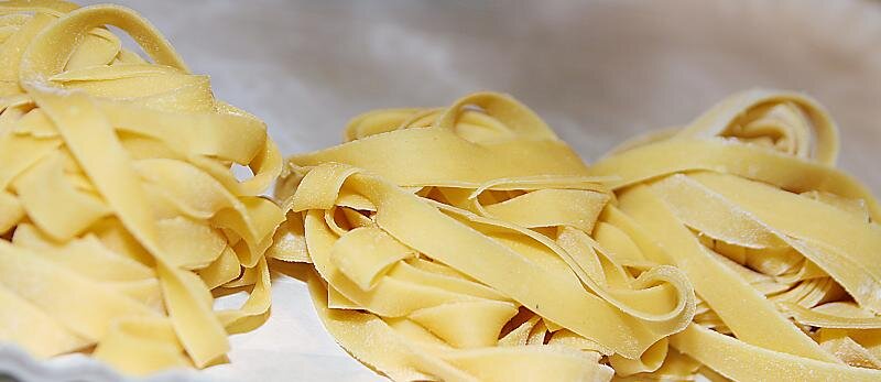 Hausgemachte Tagliatelle