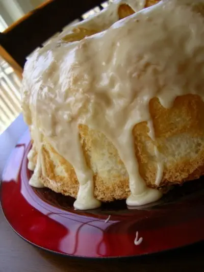 Foto von Britischer Angel Cake (Angel Slices) – fertig angerichtet