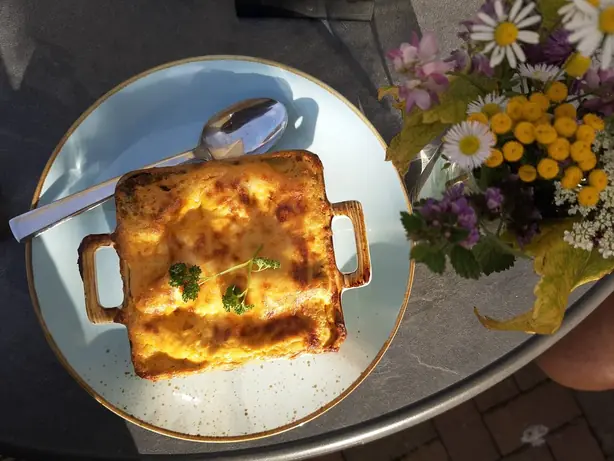 Foto von Klassische Cannelloni mit Ricotta-Spinat-Füllung – fertig angerichtet
