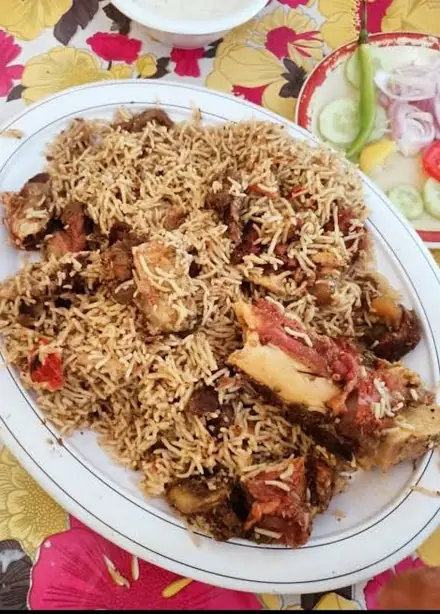 Foto von Bannu Beef Pulao – fertig angerichtet