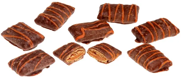 Foto von Selbstgemachte Butterfinger-Riegel – fertig angerichtet