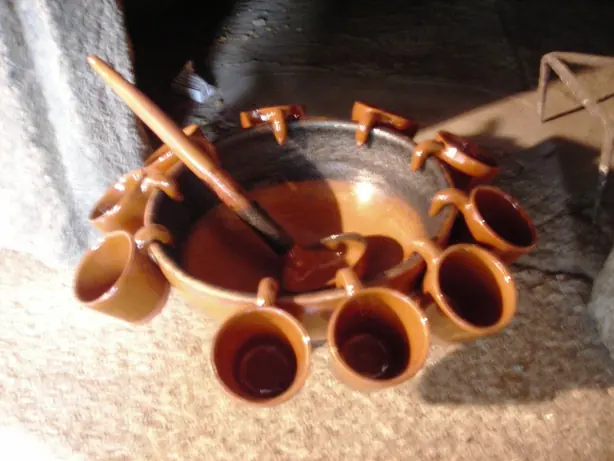 Foto von Traditionelle Galicische Queimada – fertig angerichtet