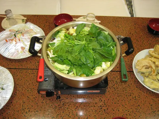 Foto von Chanko-nabe (Sumo-Eintopf) – fertig angerichtet