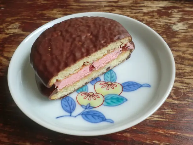 Foto von Hausgemachter Choco Pie – fertig angerichtet