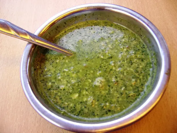 Foto von Ají (Scharfe lateinamerikanische Chili-Sauce) – fertig angerichtet