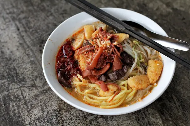 Foto von Original Malaysische Curry Mee – fertig angerichtet