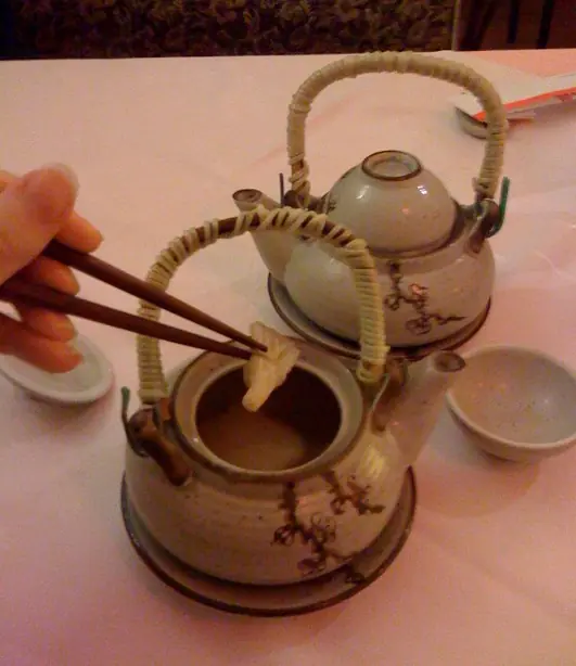 Foto von Dobin Mushi (Japanische Teekannen-Suppe) – fertig angerichtet