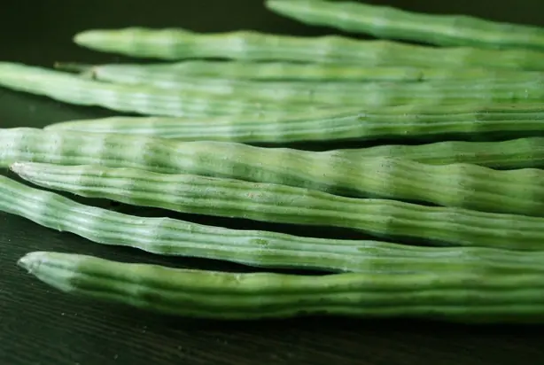 Foto von Indisches Drumstick-Curry (Moringa-Sabzi) – fertig angerichtet