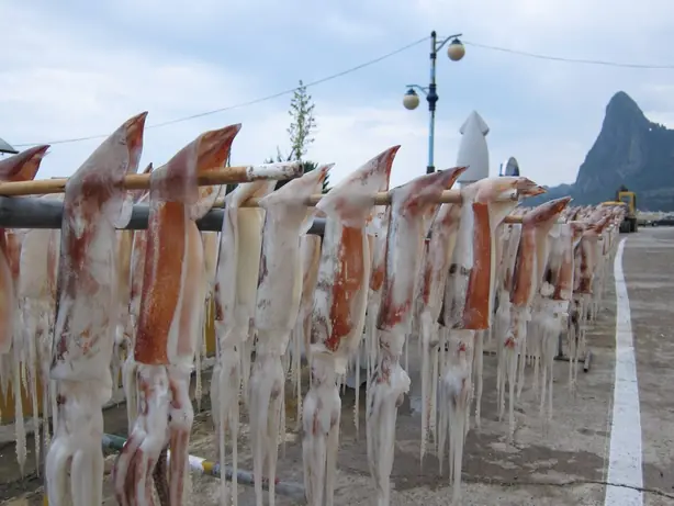 Foto von Knusprige Calamares (Frittierte Tintenfischringe) – fertig angerichtet