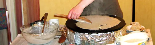 Foto von Bretonische Galettes (Sarrasin) – fertig angerichtet