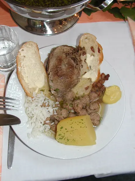 Foto von Hadler Hochzeitssuppe – fertig angerichtet