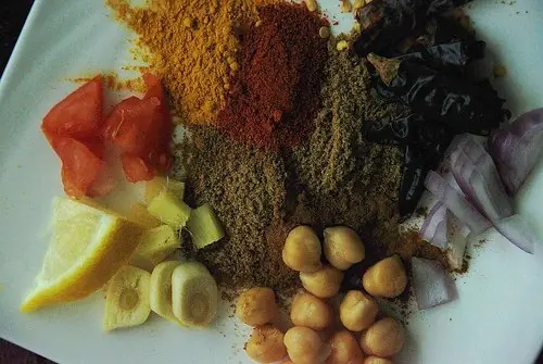 Ingredients chole – Foto: Nayana.sondi (CC BY 3.0)