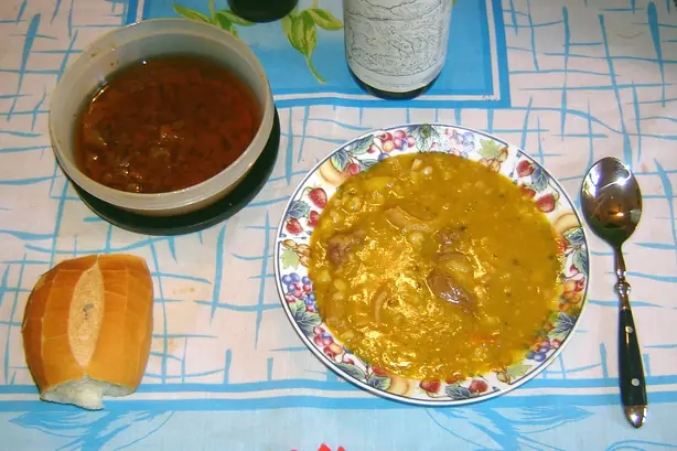 Foto von Argentinischer Locro – fertig angerichtet