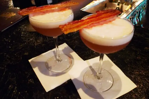 Foto von Bacon Martini (Bacontini) – fertig angerichtet