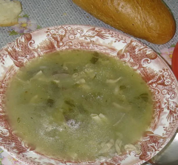 Foto von Magiritsa – Griechische Oster-Suppe – fertig angerichtet