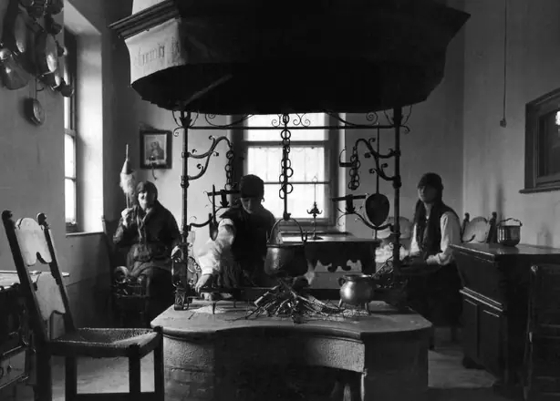 Foto von Klassische italienische Polenta – fertig angerichtet