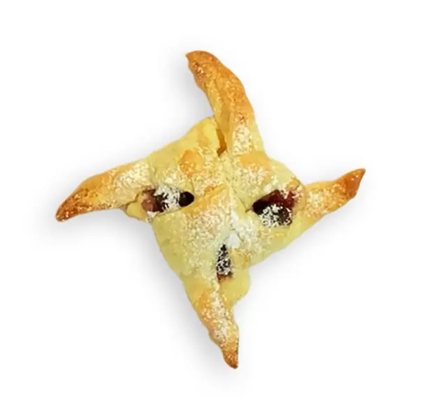 Foto von Klassische Puddingteilchen mit Früchten – fertig angerichtet