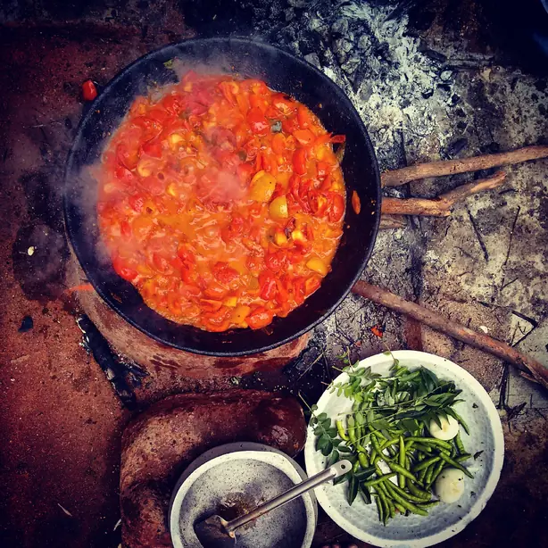 Foto von Indisches Tomaten-Chutney – fertig angerichtet