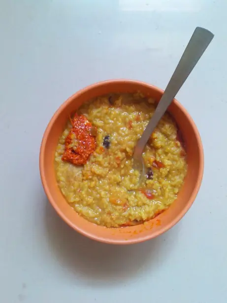 Foto von Khichdi - Das indische Wohlfühlgericht für Körper und Seele – fertig angerichtet