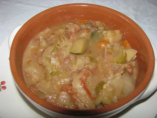 Foto von Klassische Zuppa Toscana (Minestra di Pane) – fertig angerichtet
