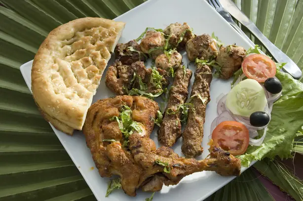 Wikipedia-Bild - Chicken_Tikka.jpg - Foto: Umair Mohsin from Karachi, Pakistan - CC BY 2.0
