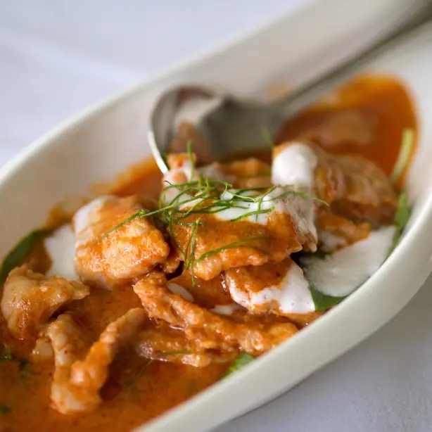 Foto von Phanaeng Curry mit Rindfleisch – fertig angerichtet
