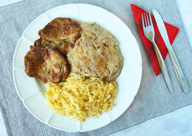 Foto von Prežganka (Slowenische Einbrennsuppe) – fertig angerichtet