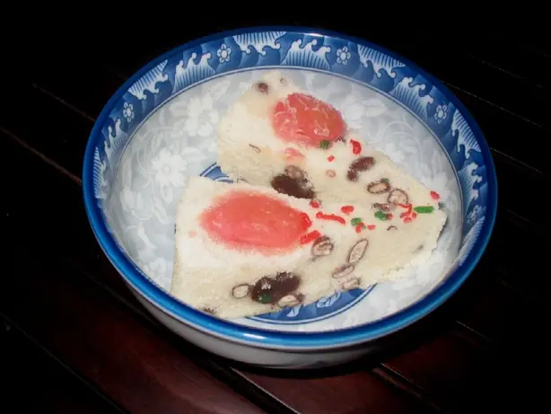 Foto von Song Gao (Shanghaier Reiskuchen) – fertig angerichtet