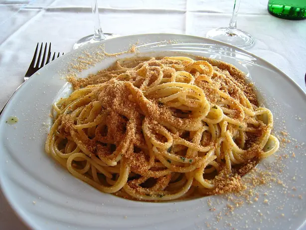 Foto von Spaghetti alla Siracusana – fertig angerichtet