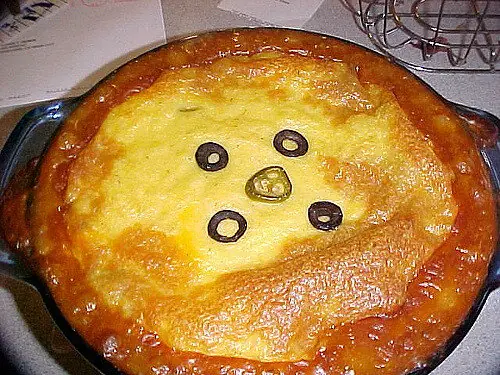 Foto von Tamale Pie (Tamale-Auflauf) – fertig angerichtet