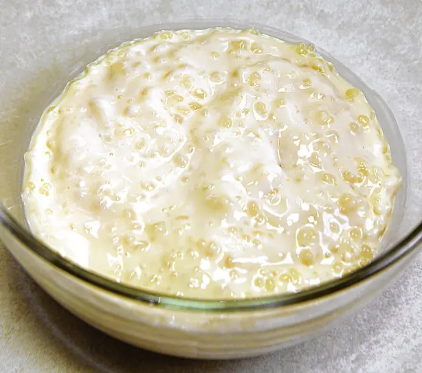 Wikipedia-Bild - Tapioca_pudding-3.jpg - Foto: Unbekannt - CC BY-SA 3.0