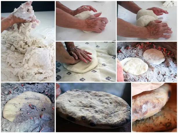 Foto von Tortilla de Rescoldo (Chilenisches Aschebrot) – fertig angerichtet
