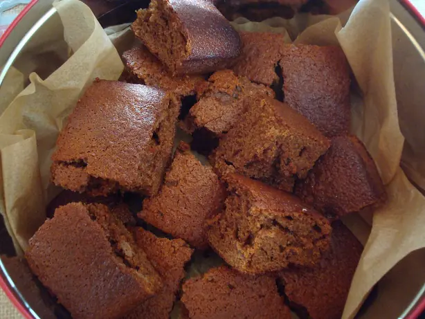 Foto von Traditioneller Yorkshire Parkin – fertig angerichtet